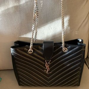 SAINT LAURENT YSL Matelasse Chevron Embellished